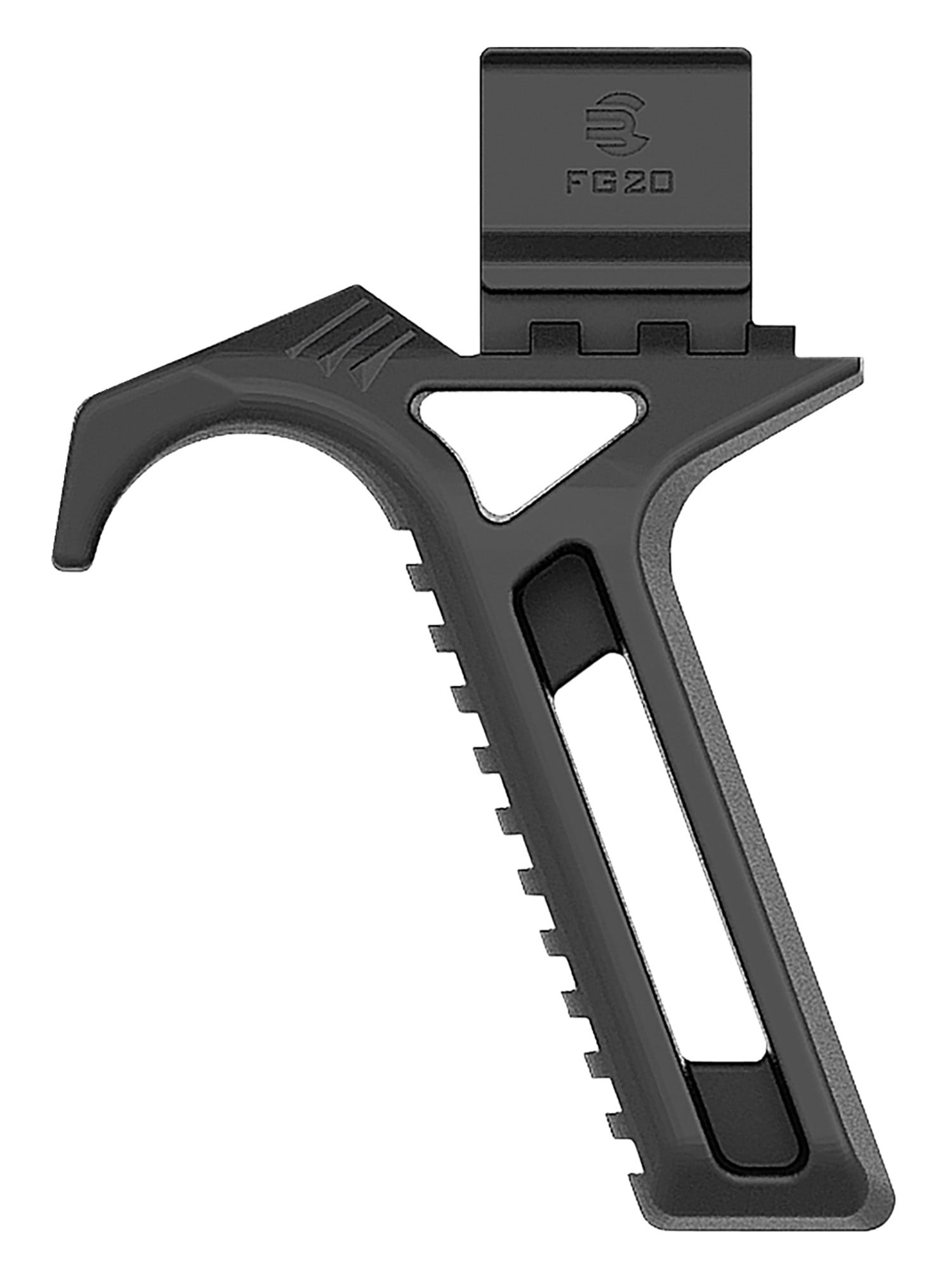 Recover Tactical FG20-01 Black Angled Grip Compatible with 20/20N 20/21 20/22 20/80 Stabilizers