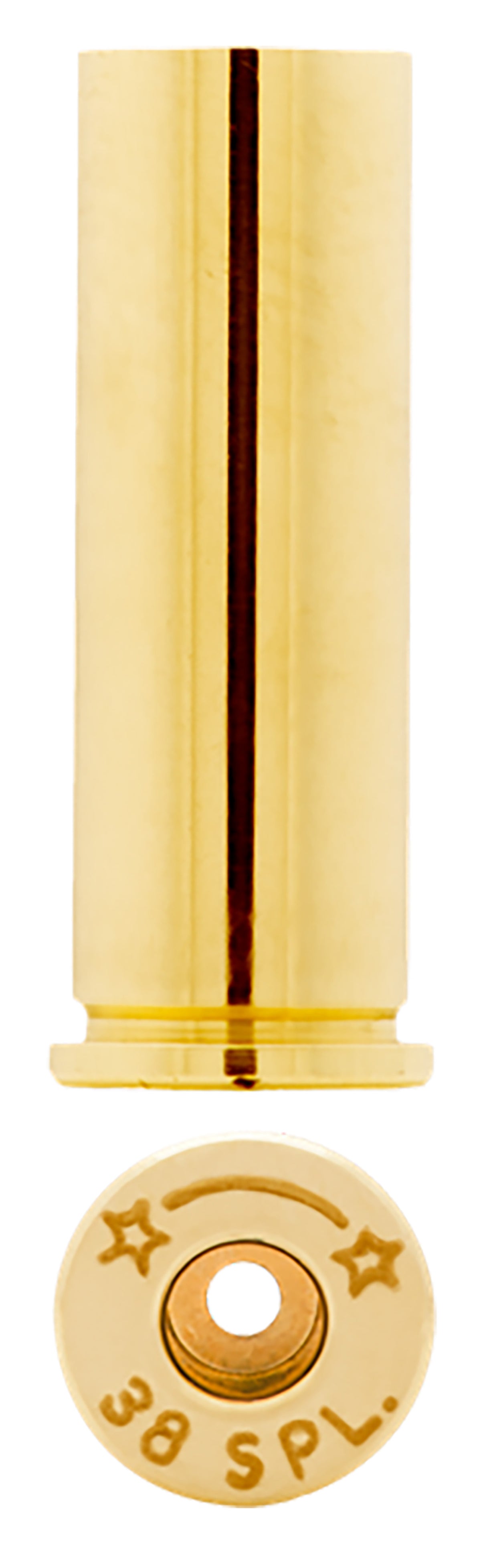 HSM 38EUP100 Unprimed .38 Special Handgun Brass Cases 100 Per Bag