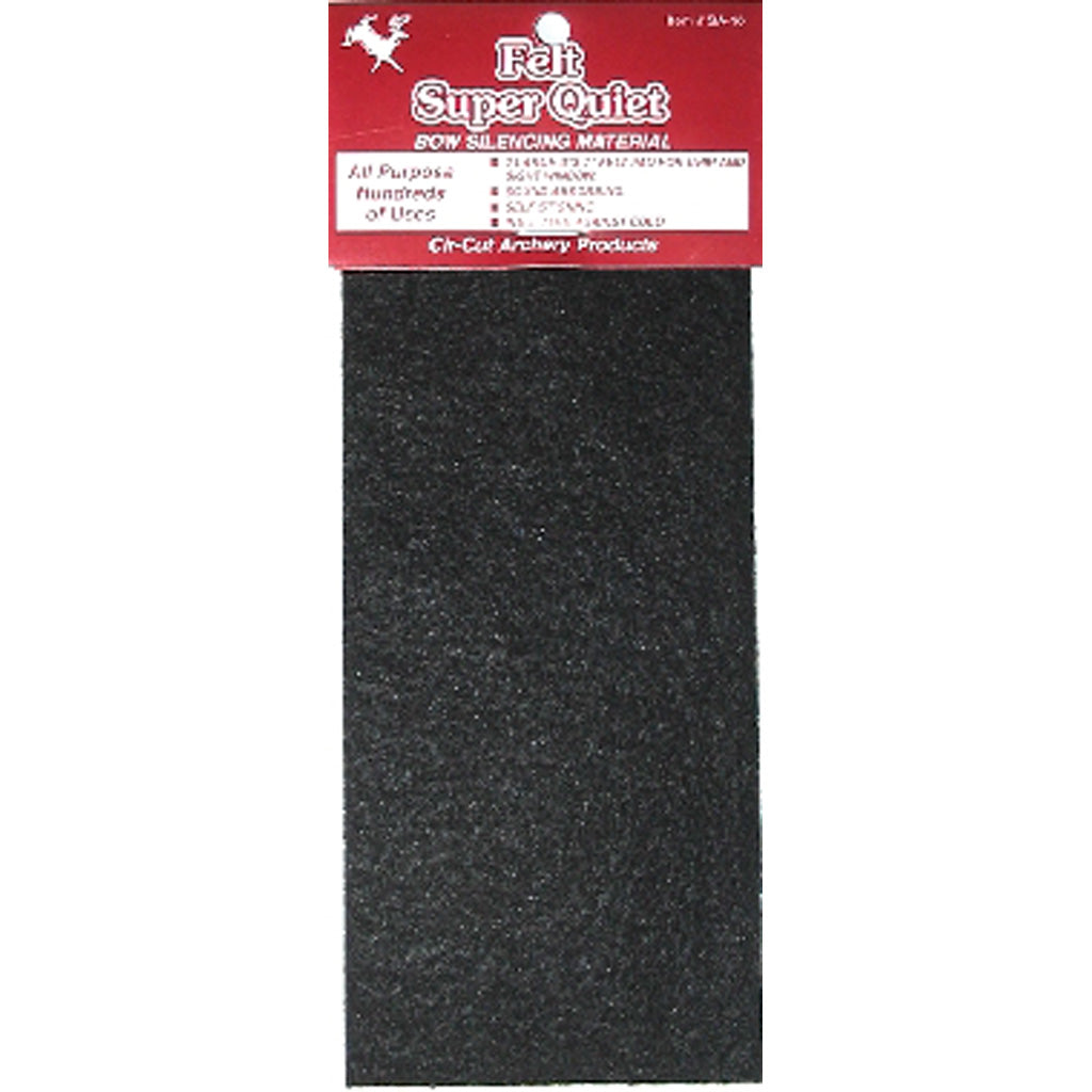 Cir-Cut Black Felt Bow Silencing Strip 3x7 in. 1 Pack