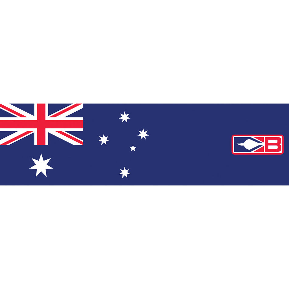 Bohning 7 Inch Standard Carbon Arrow Wraps Australian Flag 13 pk.