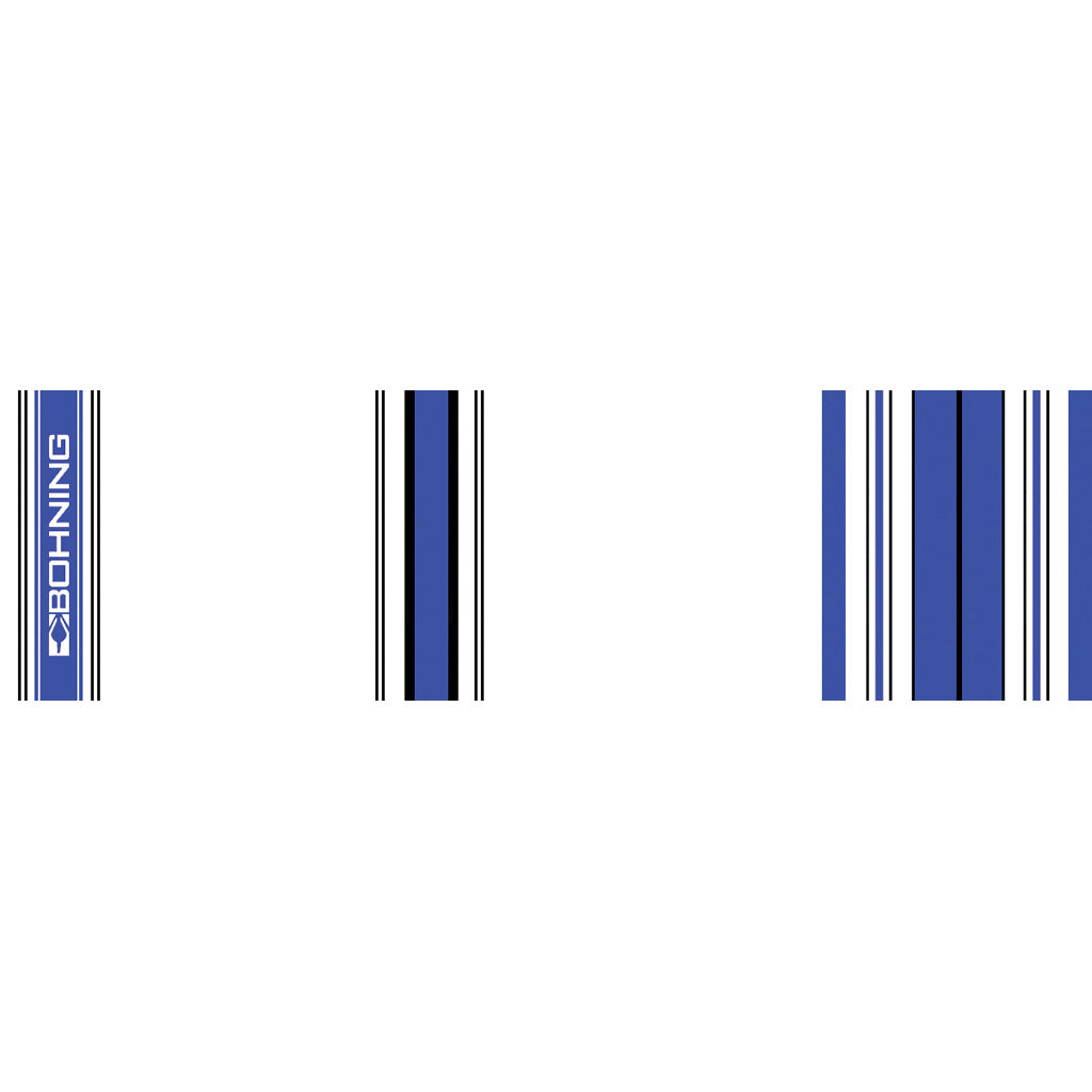 Bohning 7 Inch Standard Carbon Arrow Wraps Crested Blue 13 pk.