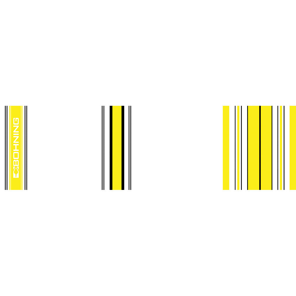 Bohning 7 Inch Standard Carbon Arrow Wraps Crested Yellow 13 pk.