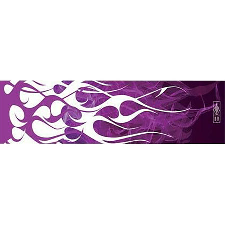 Bohning 7 Inch Standard Carbon Arrow Wraps Purple Flame 13 pk.