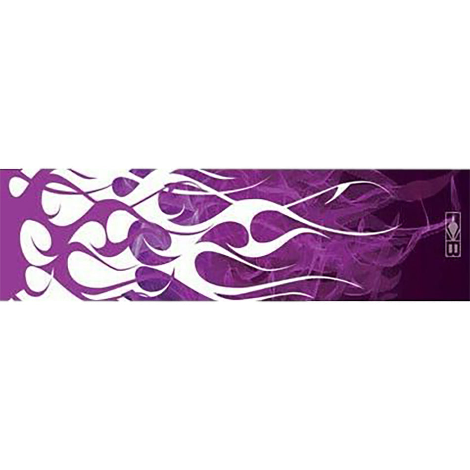 Bohning 7 Inch Standard Carbon Arrow Wraps Purple Flame 13 pk.