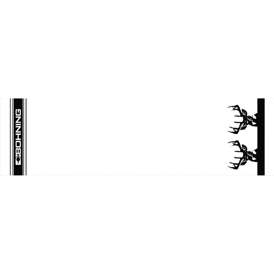 Bohning 7 Inch Standard Carbon Arrow Wraps White Deer 13 pk.