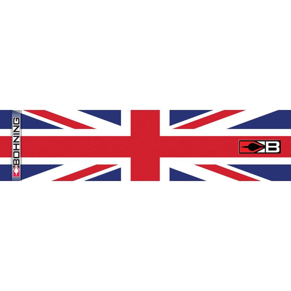 Bohning 7 Inch Standard Carbon Arrow Wraps UK Flag 13 pk.