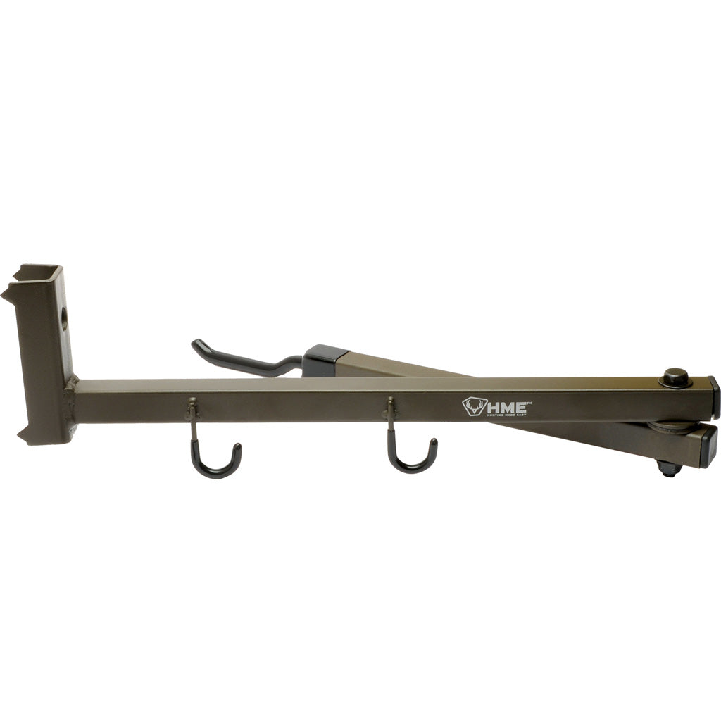 HME Better Bow Hanger Stand Accessory with Wing Nut Removal and Gear Hooks