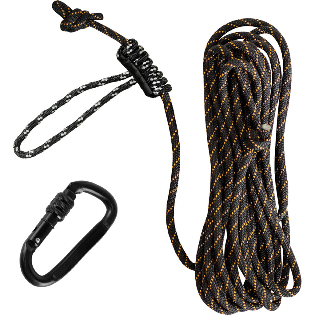 Hawk Tree Stand Safety Line 30-Foot Prussic Knot and Included Carabiner