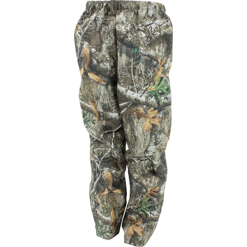 Frogg Toggs Pro Action Camo Rain Pant 2XL Realtree Edge
