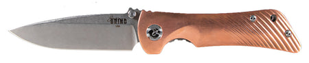 Southern Grind SG06030014 Spider Monkey Folding Knife, 3.25" S35VN Blade, Titanium Handle with Copper Texture