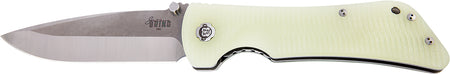 Southern Grind SG03030004 Bad Monkey Folding Drop Point Knife 4" 14C28N Blade, Jade Ghost Green G10 5.25" Handle