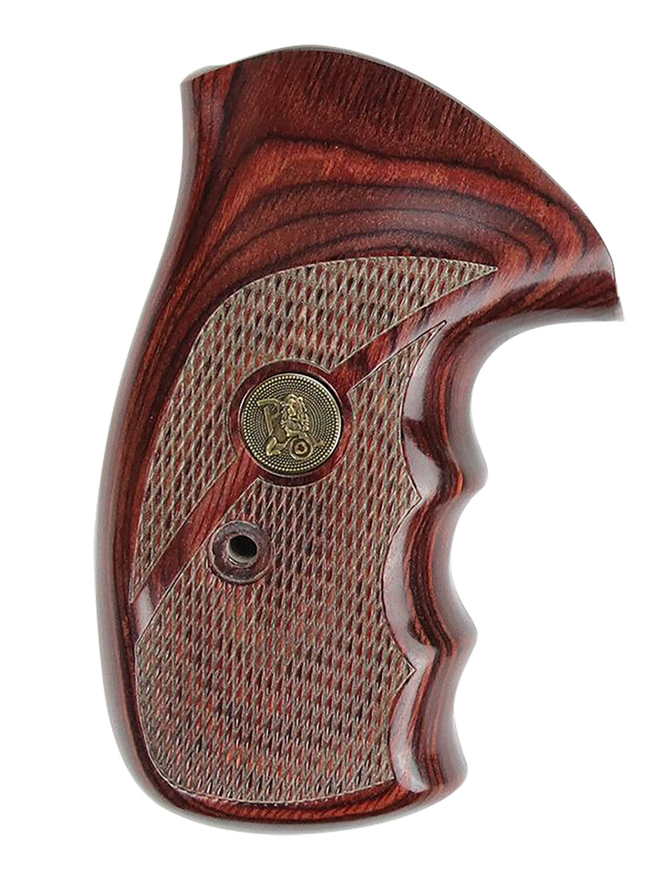 Pachmayr 63040 Renegade Rosewood Laminate Finger Groove Grip for Smith and Wesson N Frame