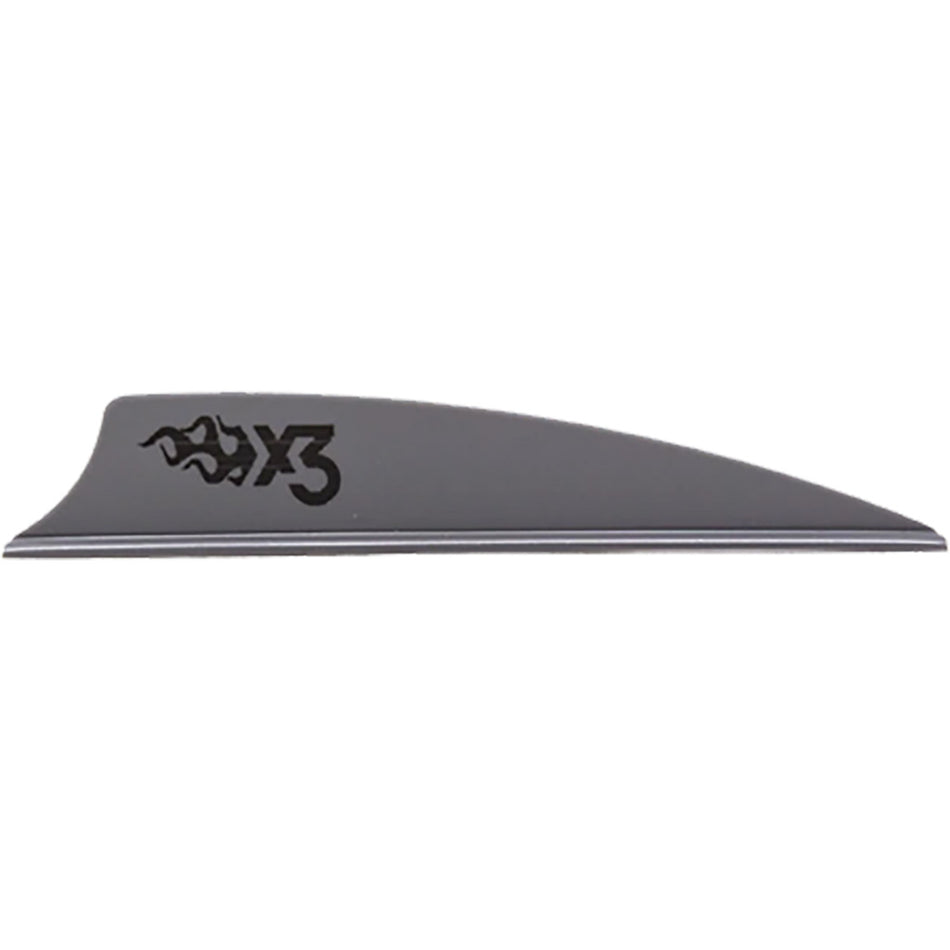 Bohning X3 Silver 2.25 Inch Arrow Fletching Pack of 100