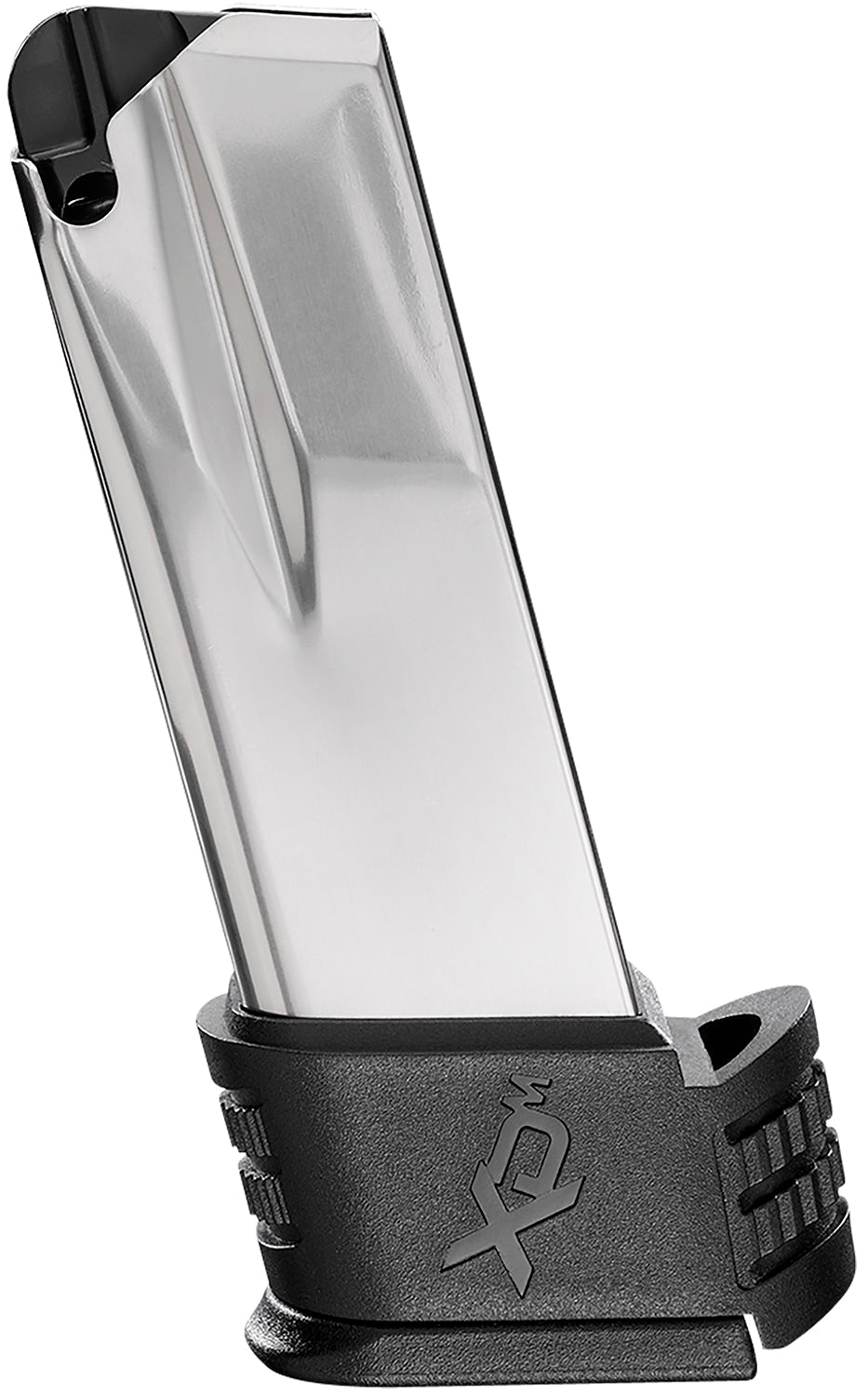 Springfield Armory XD-M Elite Compact 15rd 10mm Auto XDME50151 Extended Base Pad Stainless Steel Magazine