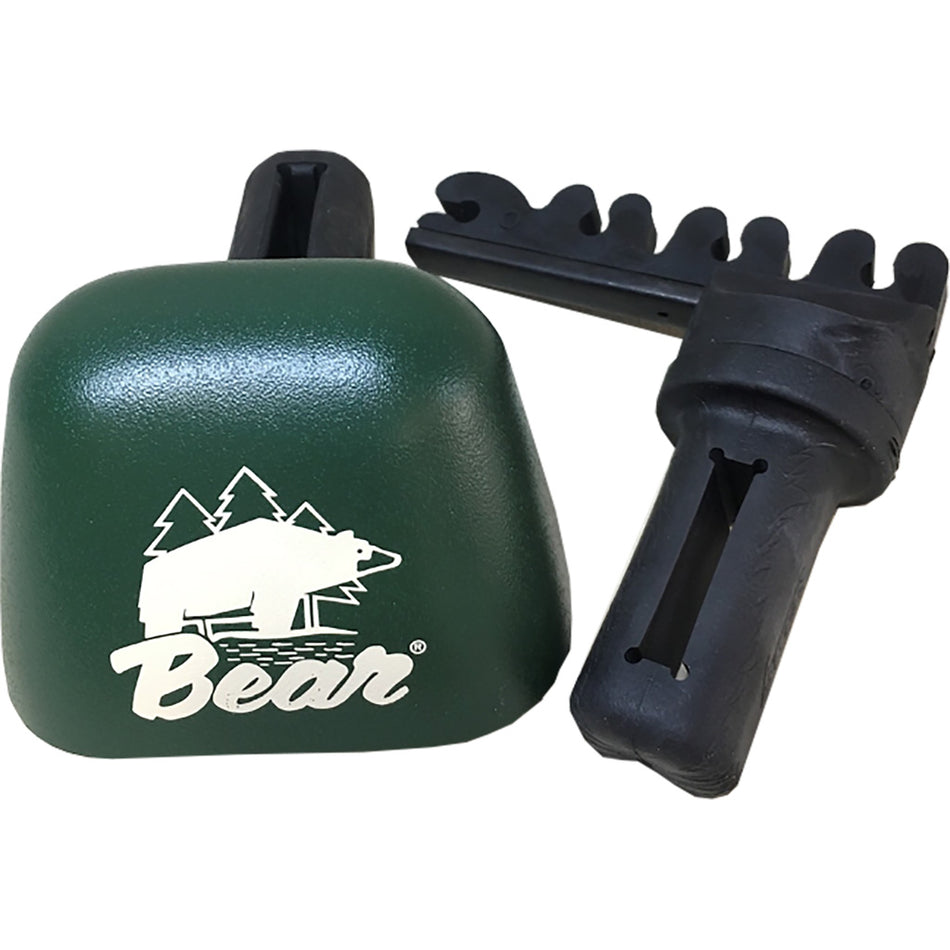 Selway Grayling Fred Bear Ambidextrous Slide-On Recurve Quiver 5 Arrow Green