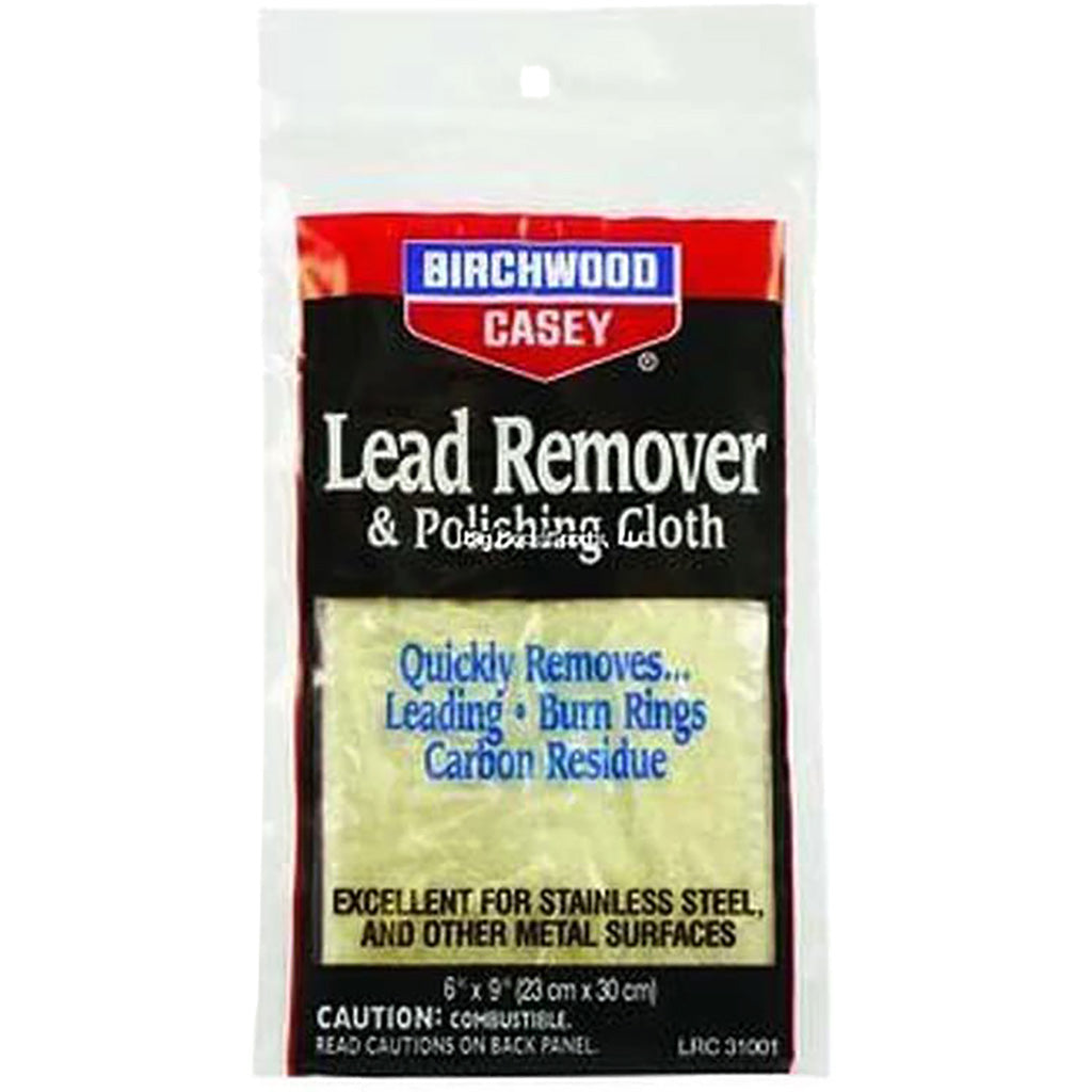 Birchwood Casey Metal Polishing Lead Remover Cloth 6 x 9 Inch
