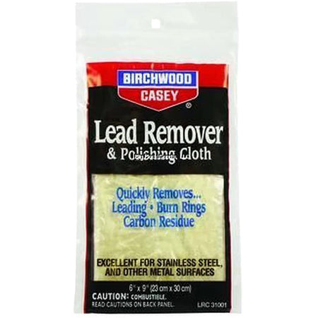 Birchwood Casey Metal Polishing Lead Remover Cloth 6 x 9 Inch