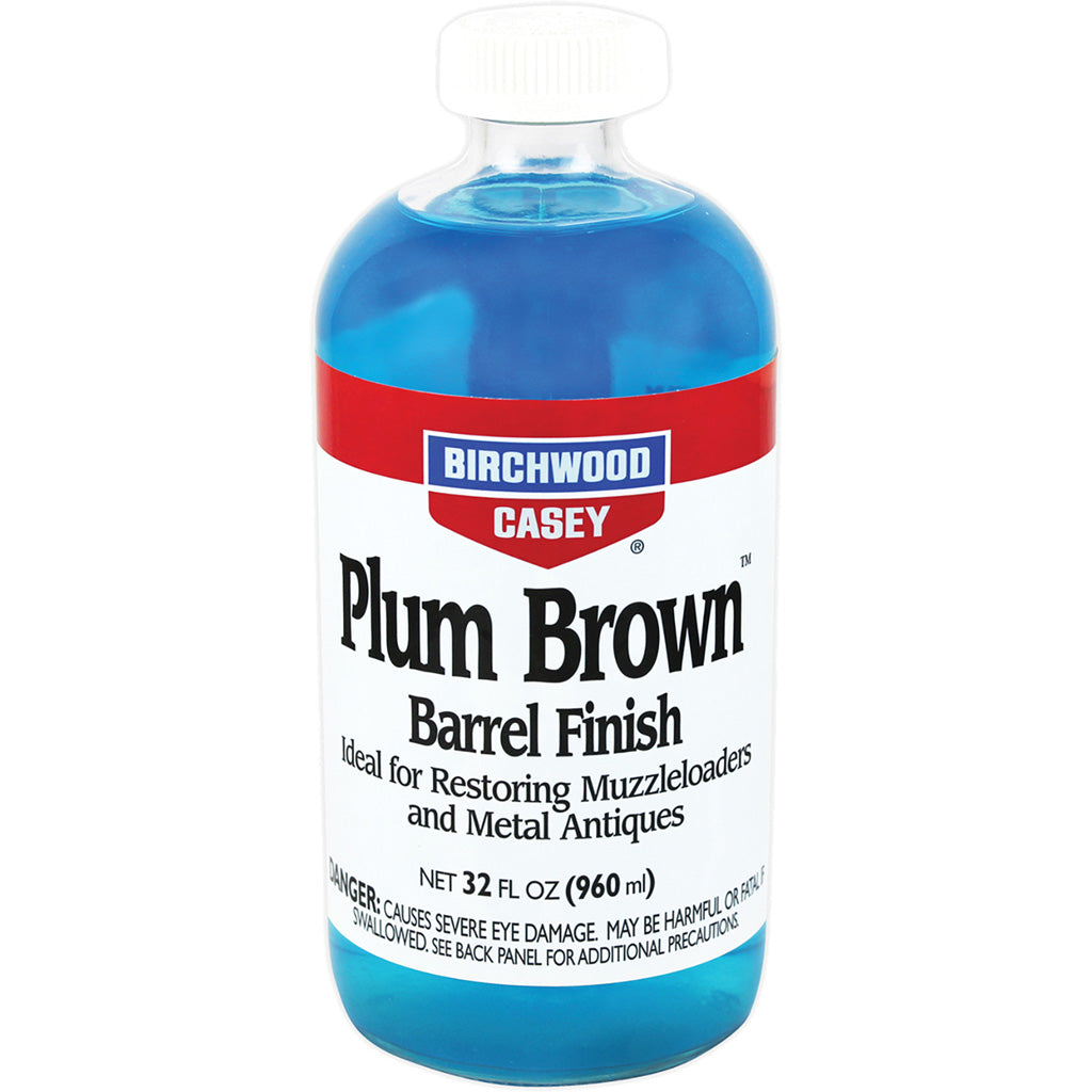 Birchwood Casey Plum Brown Barrel Finish, 32 oz. Even Brown Coat