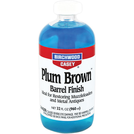 Birchwood Casey Plum Brown Barrel Finish, 32 oz. Even Brown Coat