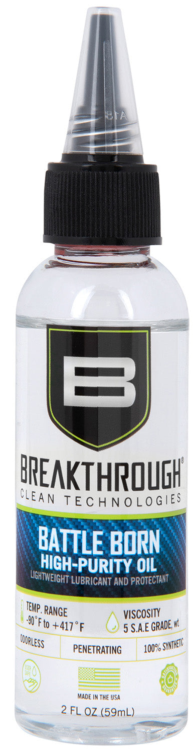 Breakthrough Clean Battle Born High Purity Synthetic Gun Cleaning Oil 2 oz