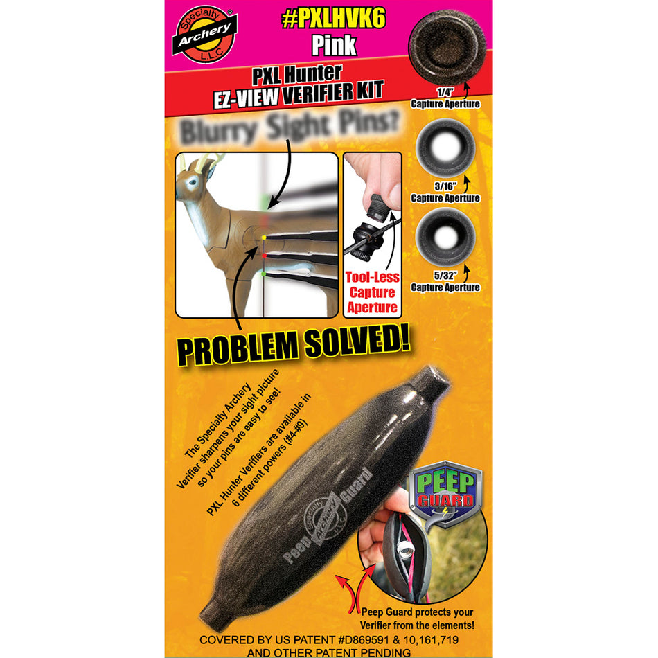 Specialty Archery EZ-View Verifier Kit PXL Hunter #6 Pink Peep