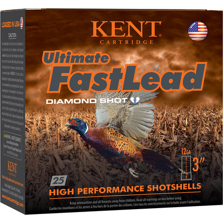 Kent Cartridge K123UFL504 Ultimate Fast Lead 12 Gauge 3 1-3/4oz #4 1330 fps