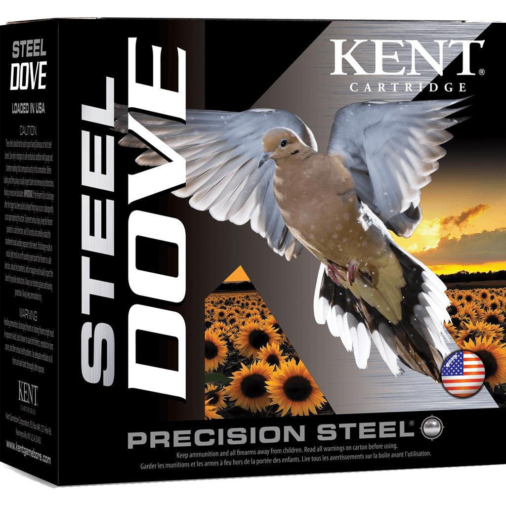 Kent Cartridge K12SD286 Steel Dove Hunting 12 Gauge 2-3/4 1oz #6 1400 fps
