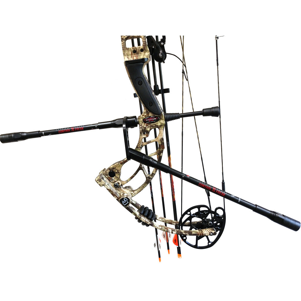 Conquest CF .500 Complete Hunter Bow Stabilizer Black 10/12 in. SMAC Technology