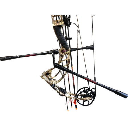Conquest CF .500 Complete Hunter Bow Stabilizer Black 10/12 in. SMAC Technology