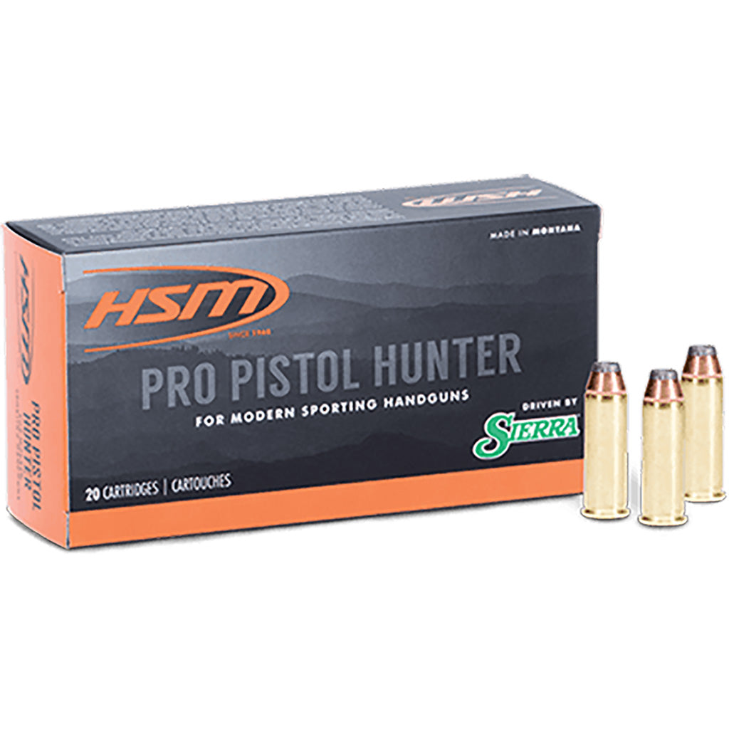 HSM Pro Pistol Hunter Jacketed Hollow Cavity 300 Grain .44 Magnum