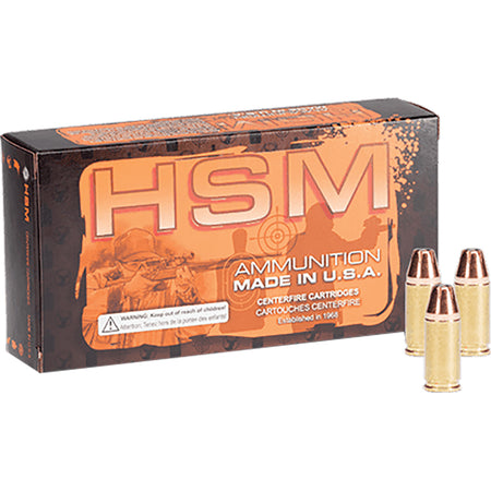 HSM Self Defense Jacketed Hollow Point 115 Grain 9mm Luger/Parabellum