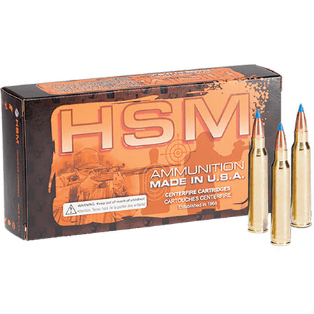 HSM Varmint .22-250 Remington 40 grain V-Max ammunition
