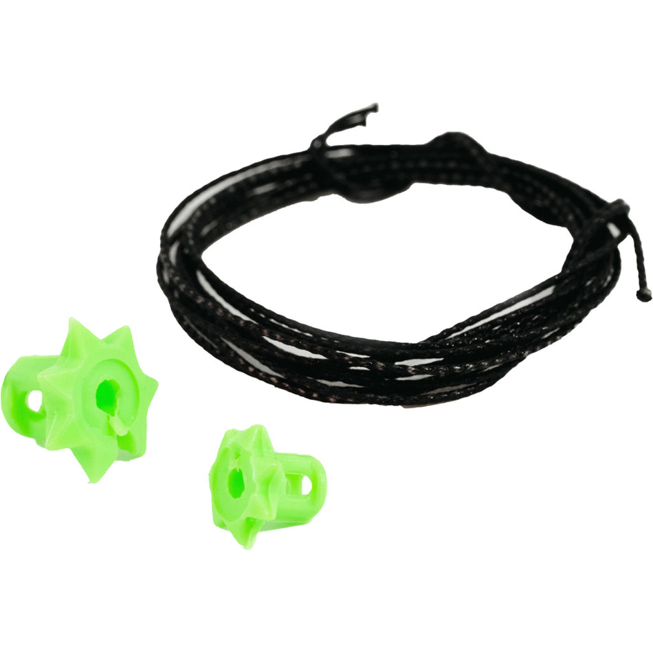 Bowmar Green Nose Button Recurve 2 Piece Small Large Set