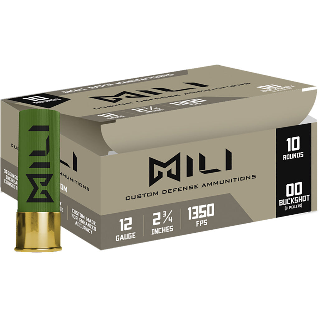 Migra Custom Defense 9 Pellet Shotgun Ammo 12 Gauge 2.75 in 1 oz 00 Buck
