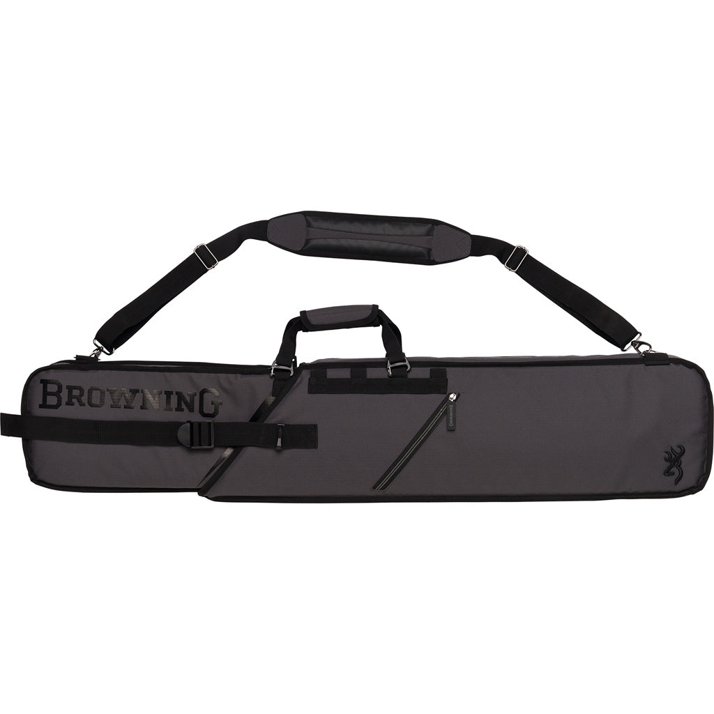 Browning Max-Slider Ripstop Fabric Soft Shotgun Case Grey Telescoping 49-54 Inch