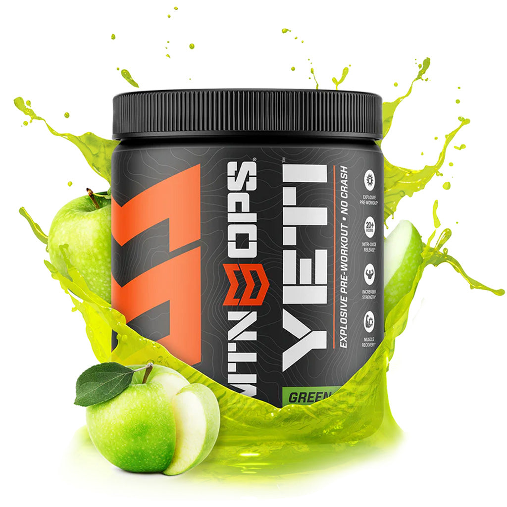 MTN Ops Yeti Preworkout Green Apple Creatine Formula