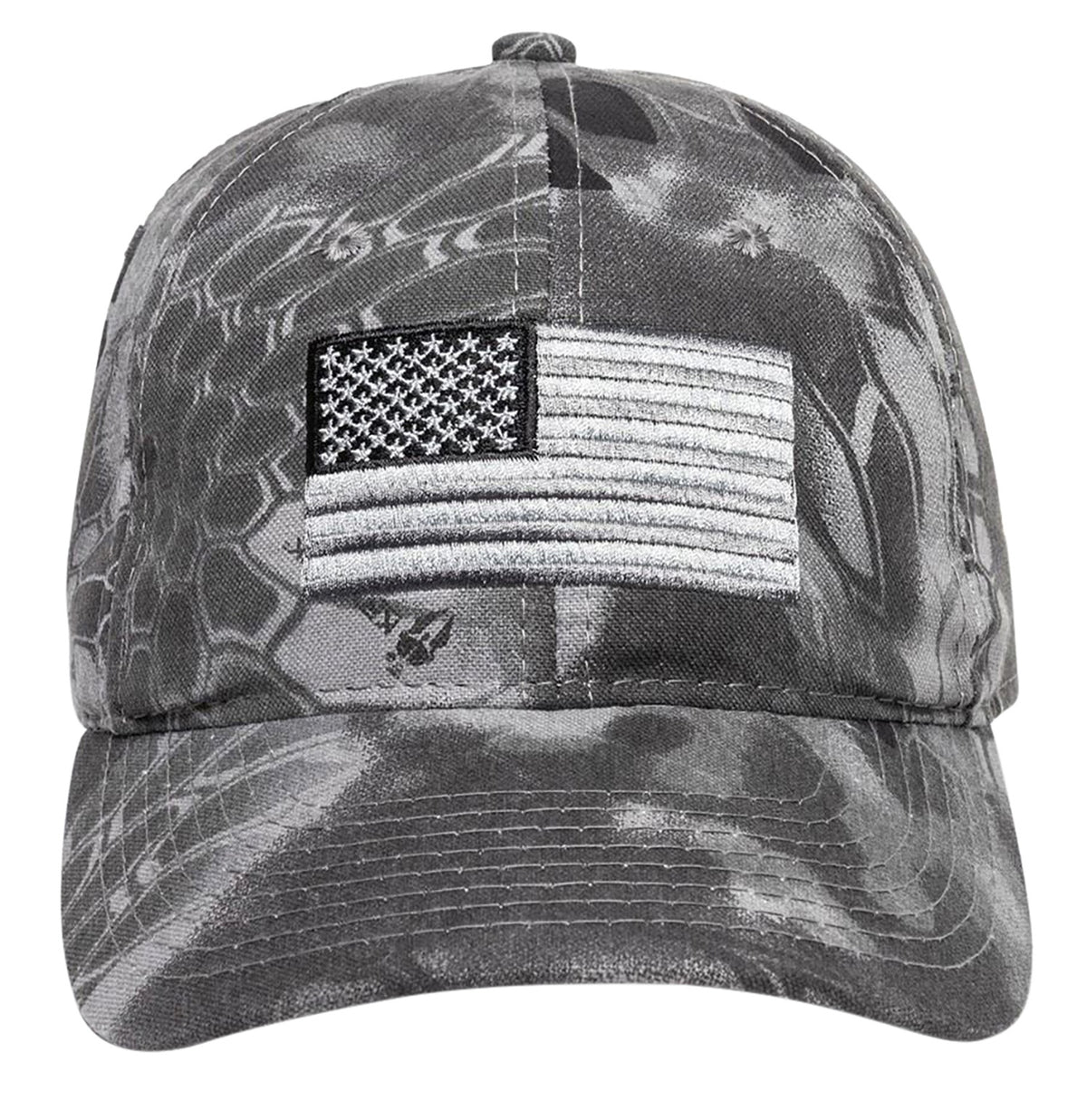 USA Flag Kryptek Raid Unstructured Hook & Loop Cap OSFA Outdoor Cap 120159-3-3