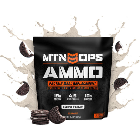 MTN Ops Ammo Whey Protein Powder Cookies Cream Formula
