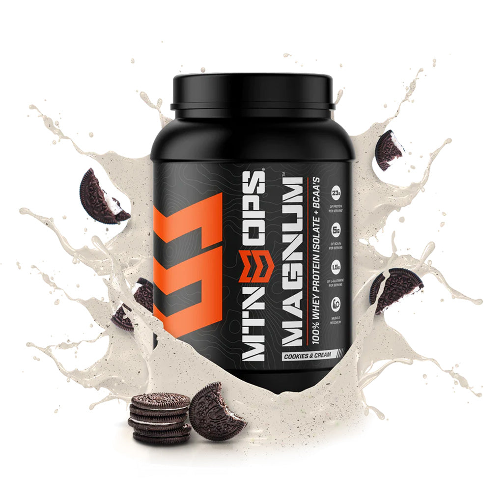 MTN Ops Magnum Protein Powder Cookies Cream Recovery Formula