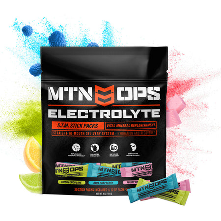 MTN Ops Electrolyte Hydration Blend Stick Pack 30 Servings