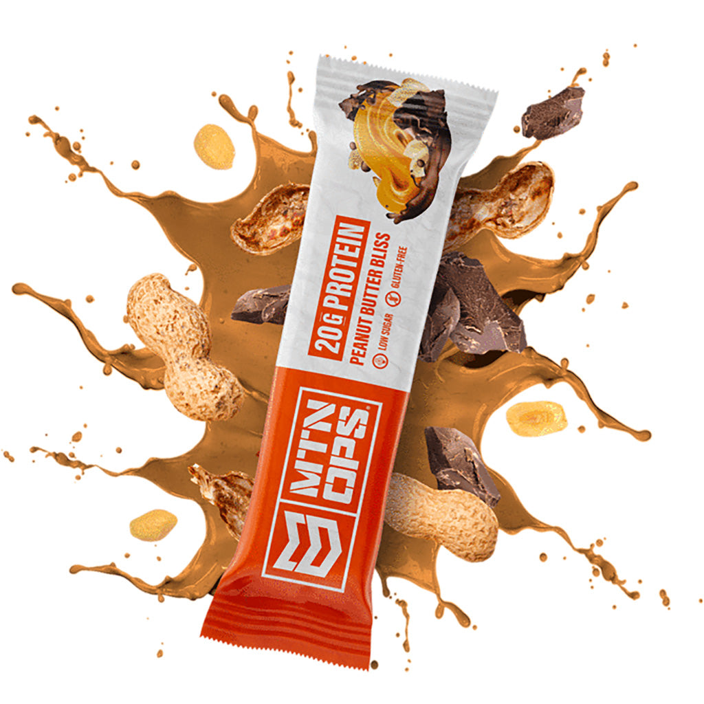 MTN Ops Peanut Butter Bliss Protein Bar Gluten Free 10 pk