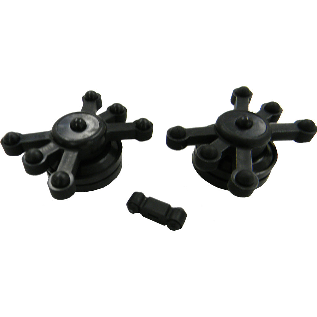 BowJax Black Universal Crossbow Split Limb and Bolt Spring Dampener Set