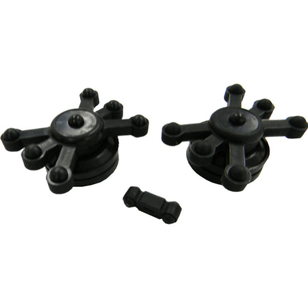 BowJax Black Universal Crossbow Split Limb and Bolt Spring Dampener Set