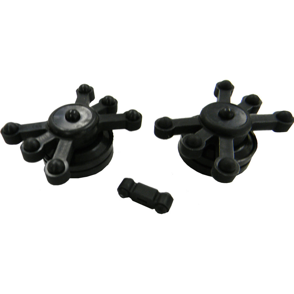 BowJax Black Universal Crossbow Split Limb and Bolt Spring Dampener Set