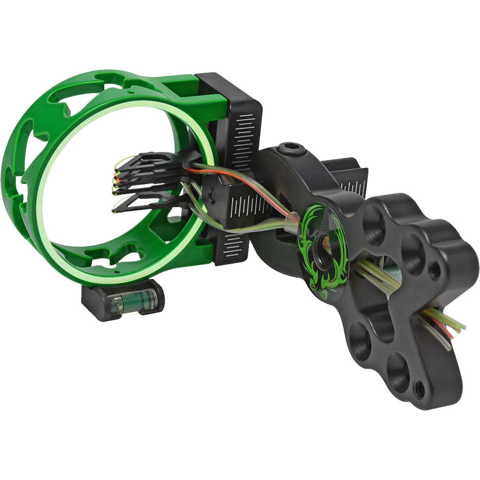 30-06 Aluma Ambidextrous 5-Pin .019 Bow Sight with Drop Pin and Level