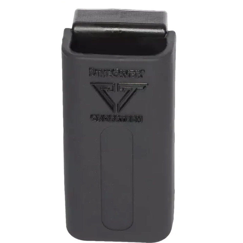 Limbsaver Cross-Tech Single Stack Mag Holder with Belt Clip Black
