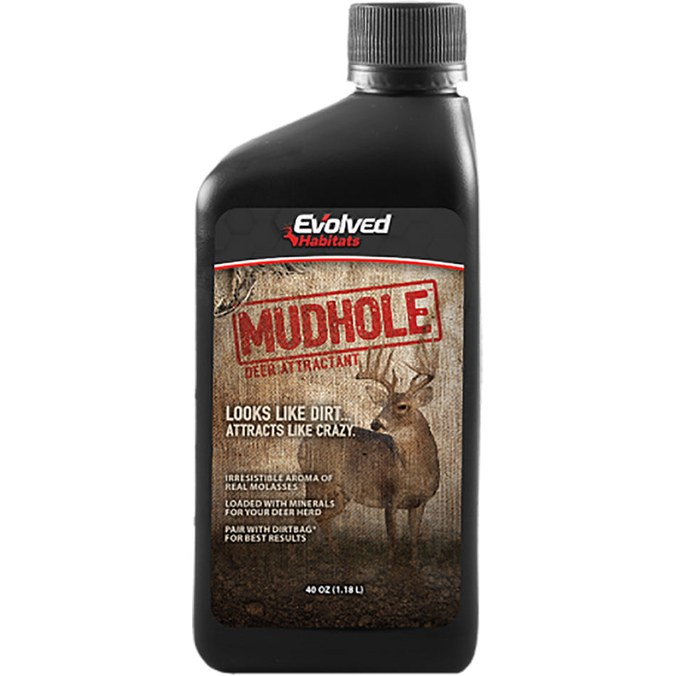 Evolved Mud Hole Liquid Deer Attractant 40 oz. Mineral Rich