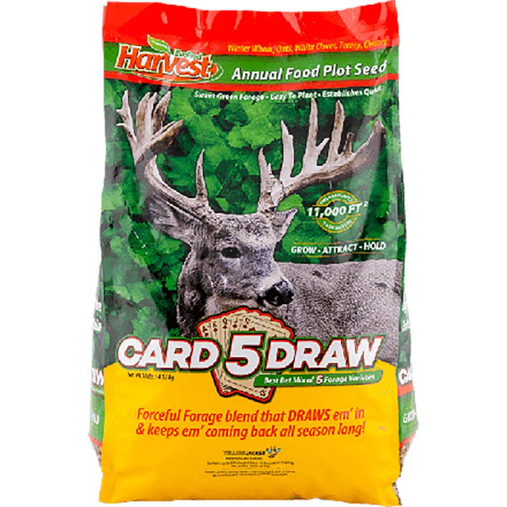 Evolved 5 Card Draw Food Plot Seed 10 lb. Annual Perennial Mix