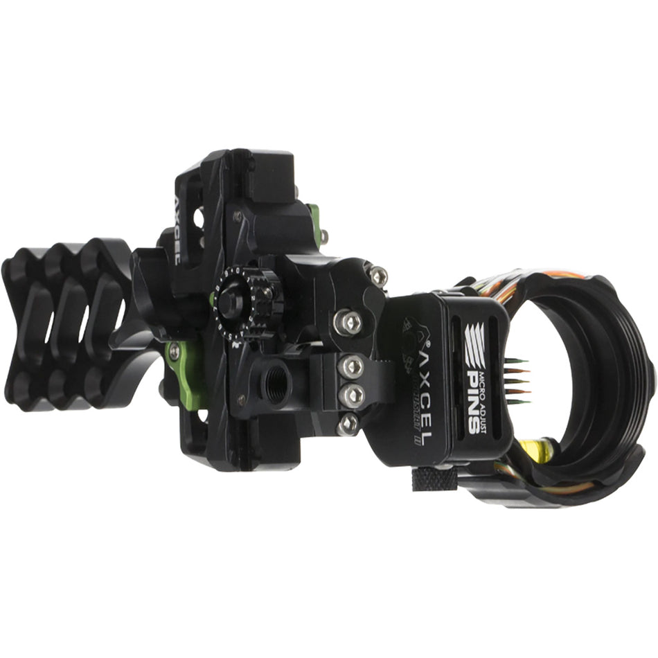 Axcel AccuHunter Bow Sight AccuStat II 5 Pin .019 Ambidextrous