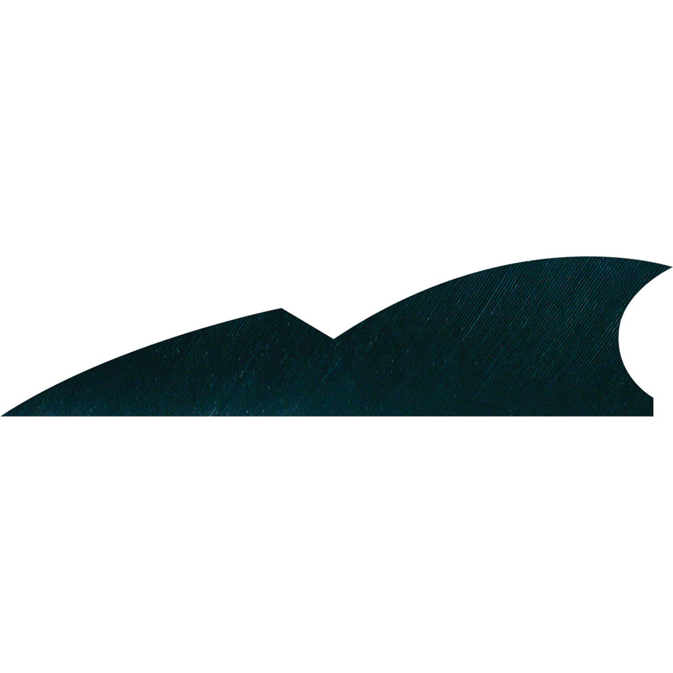 Gateway Batwing Arrow Fletching Feathers Black 2 in. LW 50 pk.